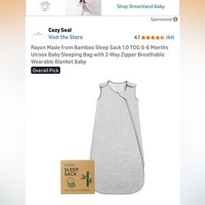 Cozy seal sleep sack